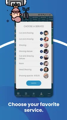 BarberApp android App screenshot 3